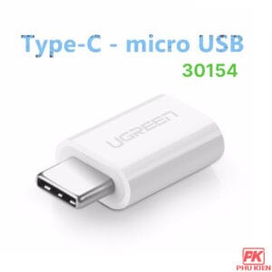 Đầu chuyển Type-C sang Micro USB Ugreen 30154