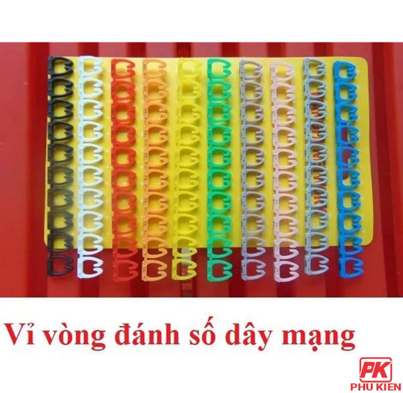 Vỉ đánh số dây mạng Cat5 Cat6 2 Vỉ đánh số dây mạng Cat5 Cat6 - Ảnh 2